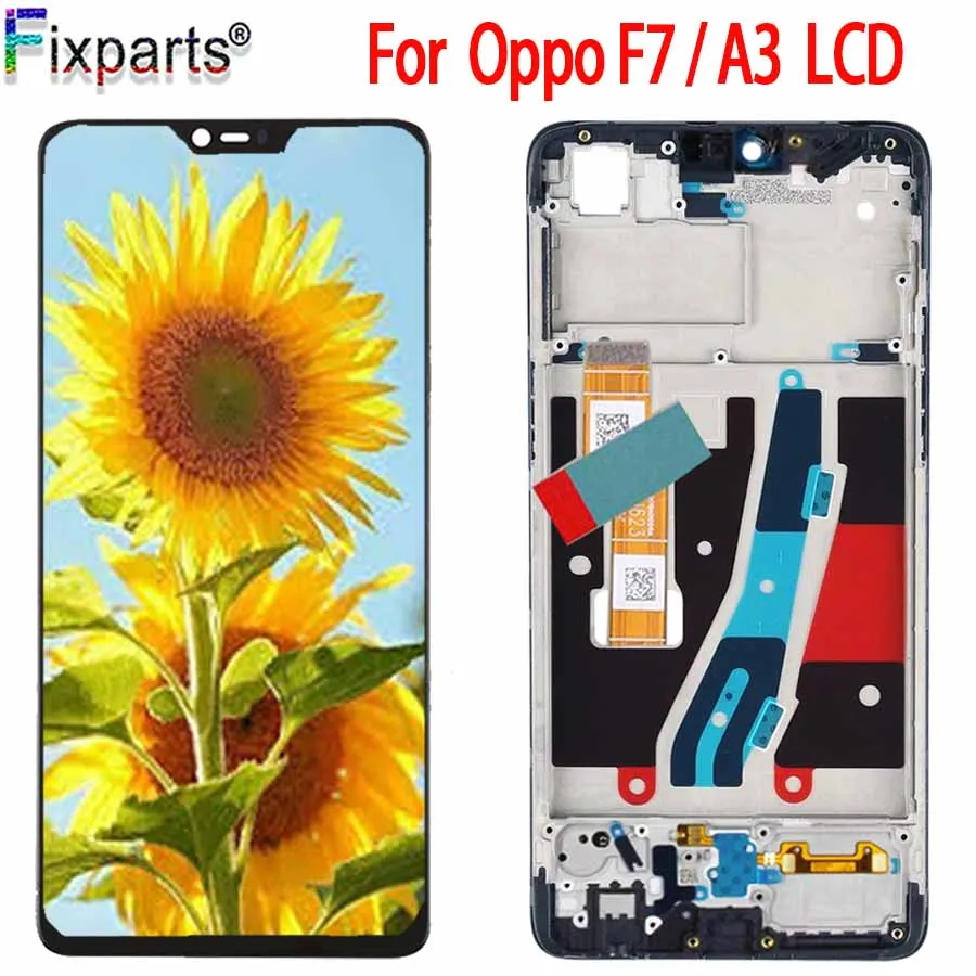 6.23&quotFor Oppo F7 LCD CPH1819 Display+Touch Screen Digitizer Assembly Replacement Glass Panel For A3 With Tools|Экраны для