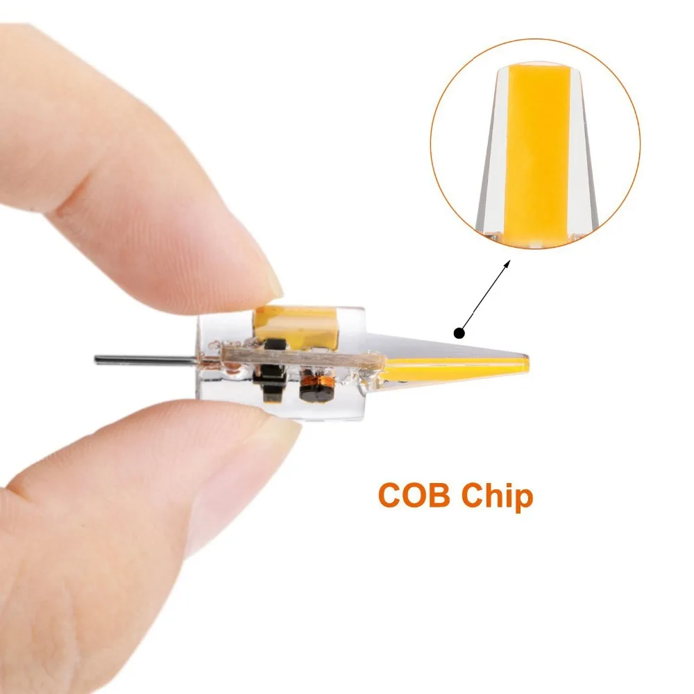 Светодиодная лампа KARWEN G4 3 Вт 6 9 12 в пост. Тока 220 В|cob g4|led lamp cobg4 bulb |