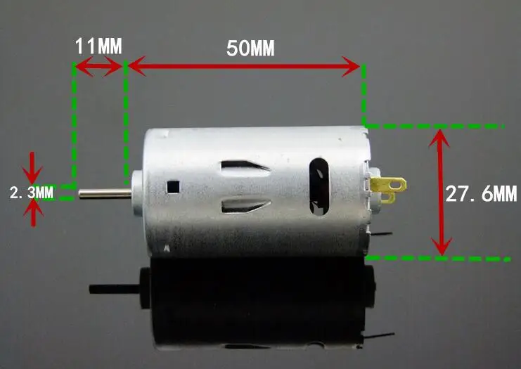 Высококачественный металлический микро-двигатель 24 в 390 мини двигатель