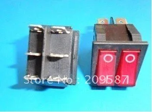 10pcs Power Dual Lighted Snap in O/F Rocker Switch KCD212 | Обустройство дома