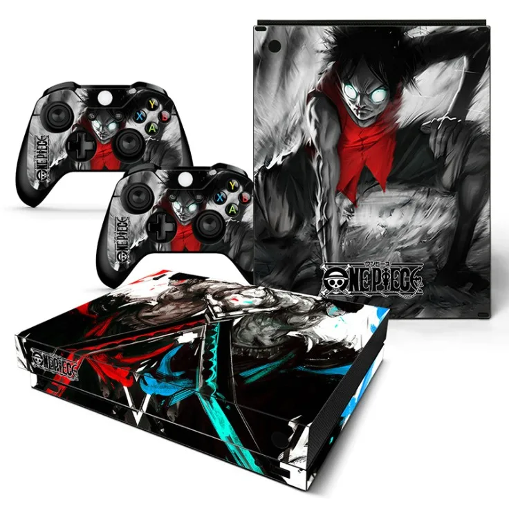 Красивая цельная самоклеящаяся пленка для Microsoft Xbox One X Skin наклейки консоль+ 2 шт контроллер защитный чехол - Цвет: TN-XboneX-0450