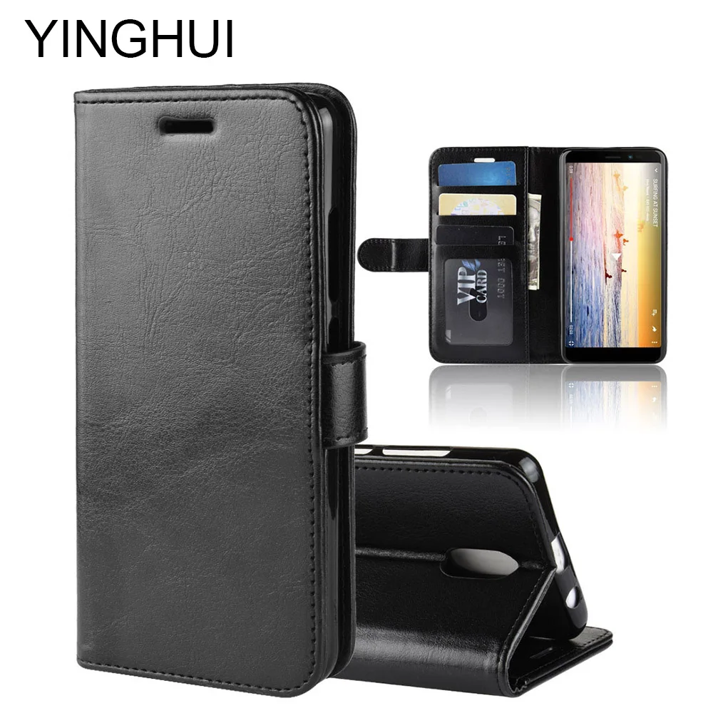 YINGHUI Роскошный чехол кошелек для Wiko Sunny 3 Plus телефона кожаный книжка Sunny3 plus Мягкий