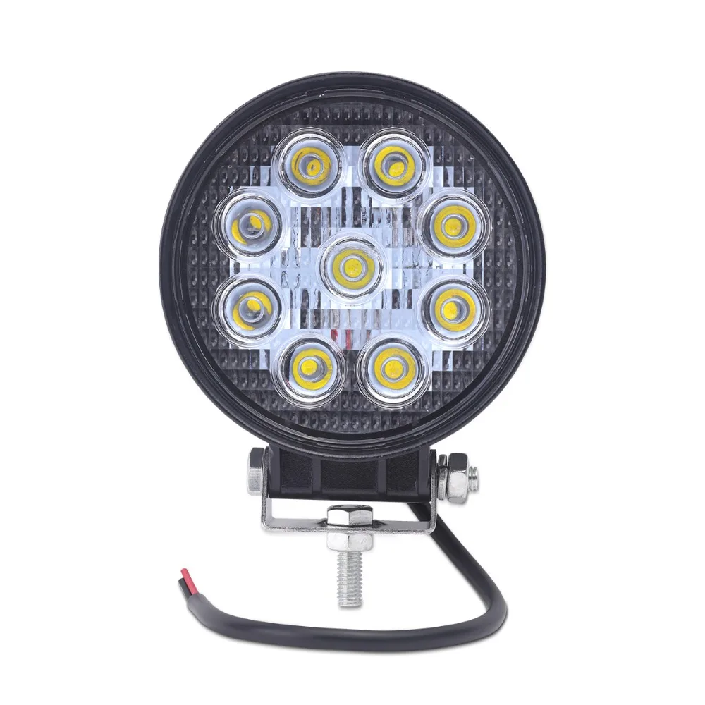 2 шт. 4inch ATV 27 Вт светодиодный рабочий светильник lamp12V Трактор Рабочий s бар пятно