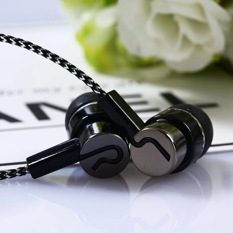 Наушники 3 5 мм проводные наушники стерео звук с микрофоном для Android Huawei Xiaomi Mp3