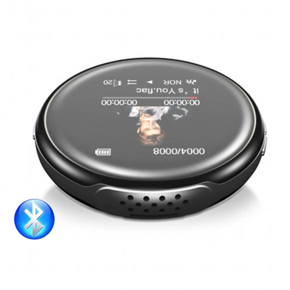 Black With Bluetooth Новейший MP3-плеер RUIZU M1 Bluetooth спортивный мини MP3-плеер Портативный аудио 8 Гб со встроенным динамиком FM Электронная книга музыкальные плееры - Цвет: Black With Bluetooth