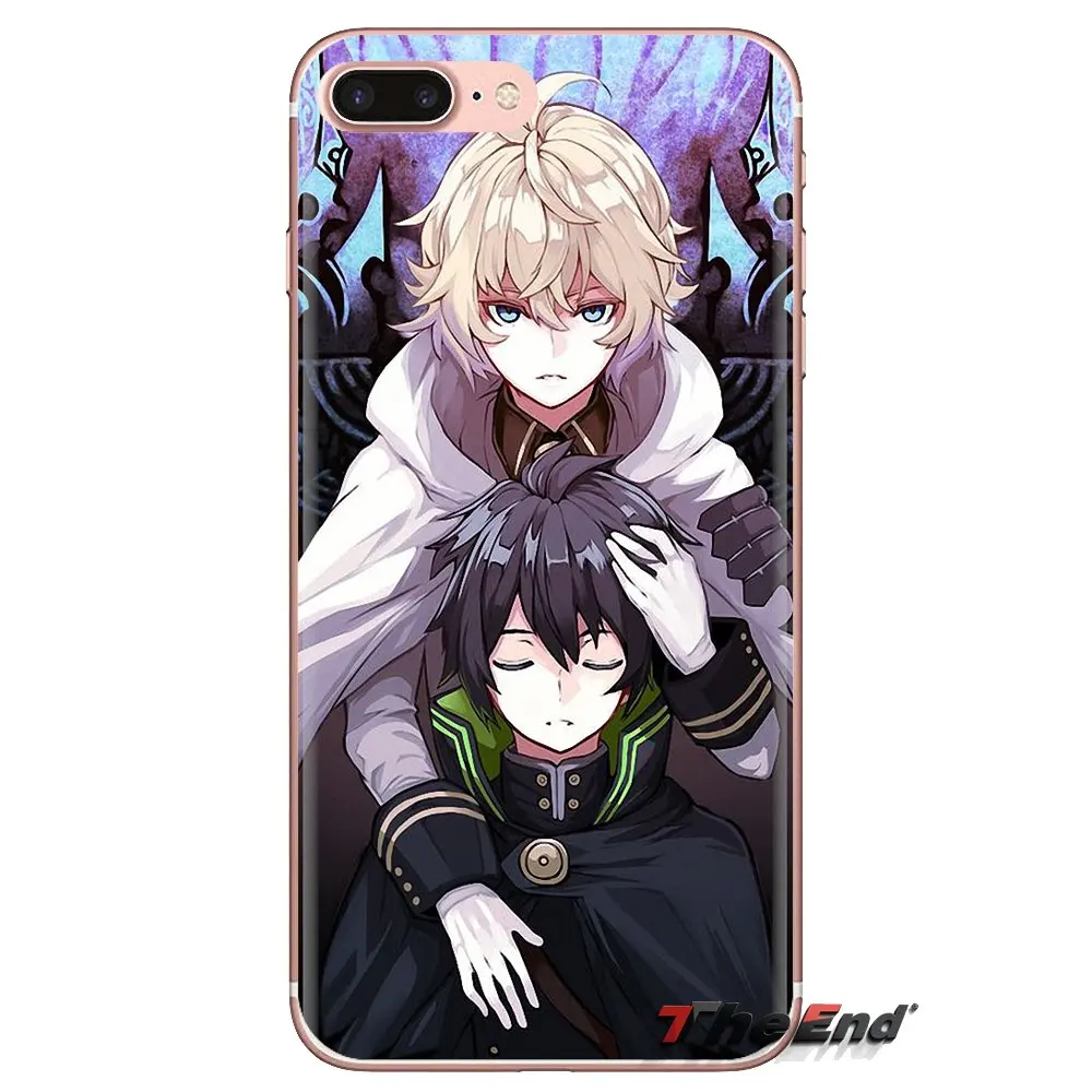 Чехлы для телефонов аниме Owari no Seraph Of The End LG Spirit Motorola Moto X4 E4 E5 G5 G5S G6 Z Z2 Z3 G2 G3 C Play Plus Mini
