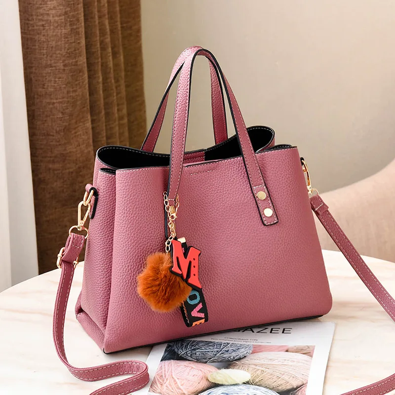 Женская сумка из искусственной кожи Большая квадратная на плечо новинка 2019|Сумки