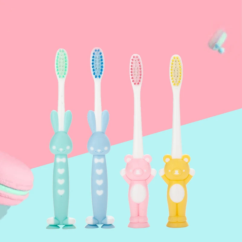 Детская зубная щетка с мягкой щетиной из мультфильма гигиена полости рта Мягкая