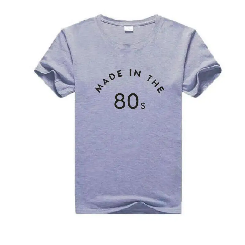 Женские футболки с буквенным принтом в стиле 80 х летняя новая модная забавная
