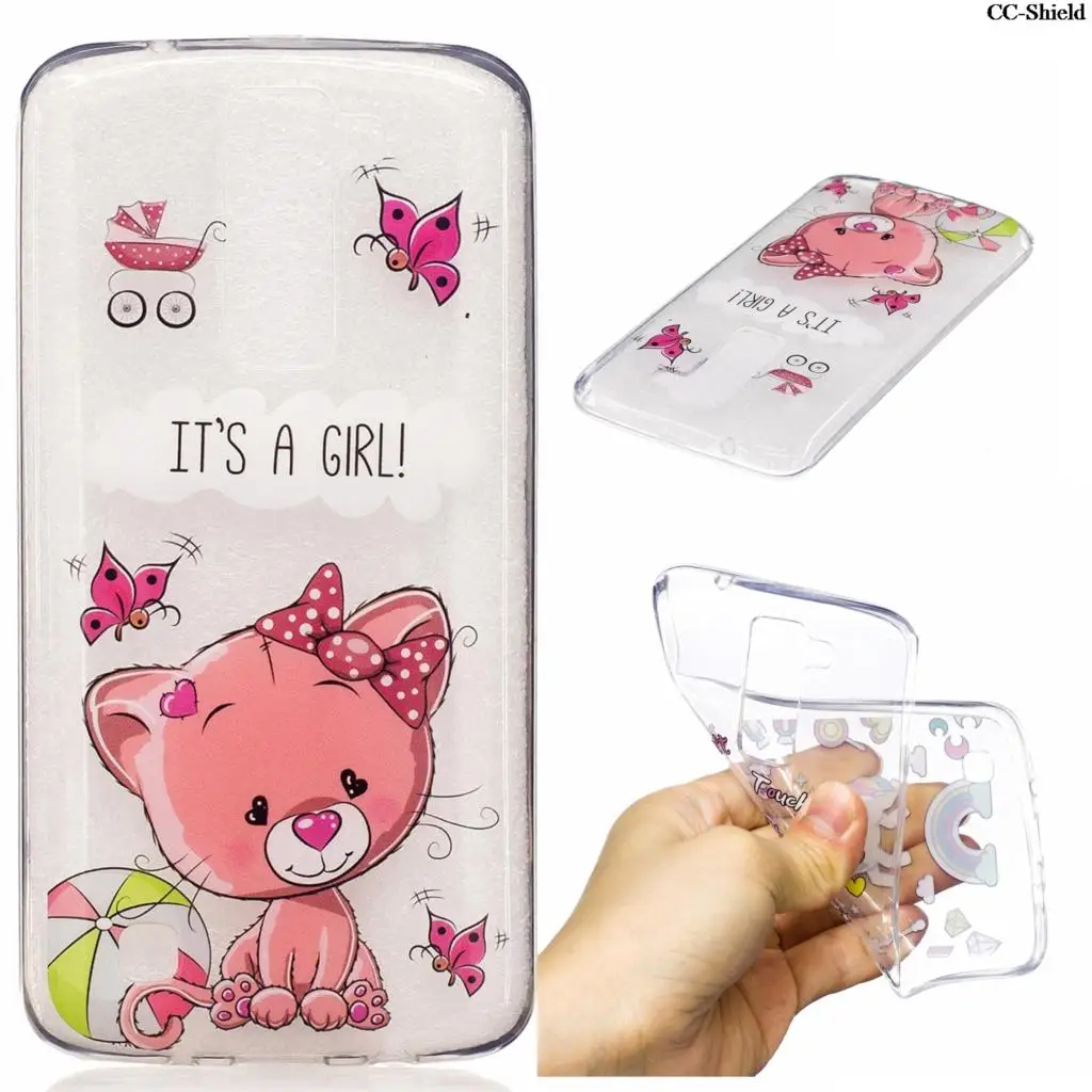 Soft Silicone Case for LG K8 4G LTE K 350 350N K350 K350N TPU Frame Phone Fitted 8 E K350E K350K K350Y cases |