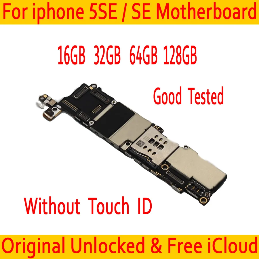 Заводская Разблокировка для iphone 5SE/SE материнская плата с/без Touch ID 5SE SE логическая