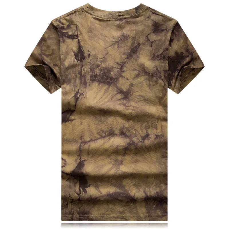 Summer style print T shirts men cotton short quick dry Tie-dye men's T-shirts anime tshirts Octopus pattern 2017 Spring New | Мужская
