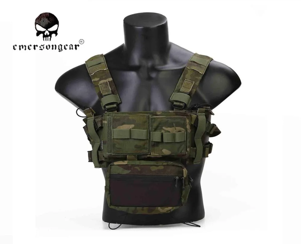Emerson MK3 тактическая нагрудная установка Боевая микро шасси 5 56 Mag Pouch EM2961|Охотничьи