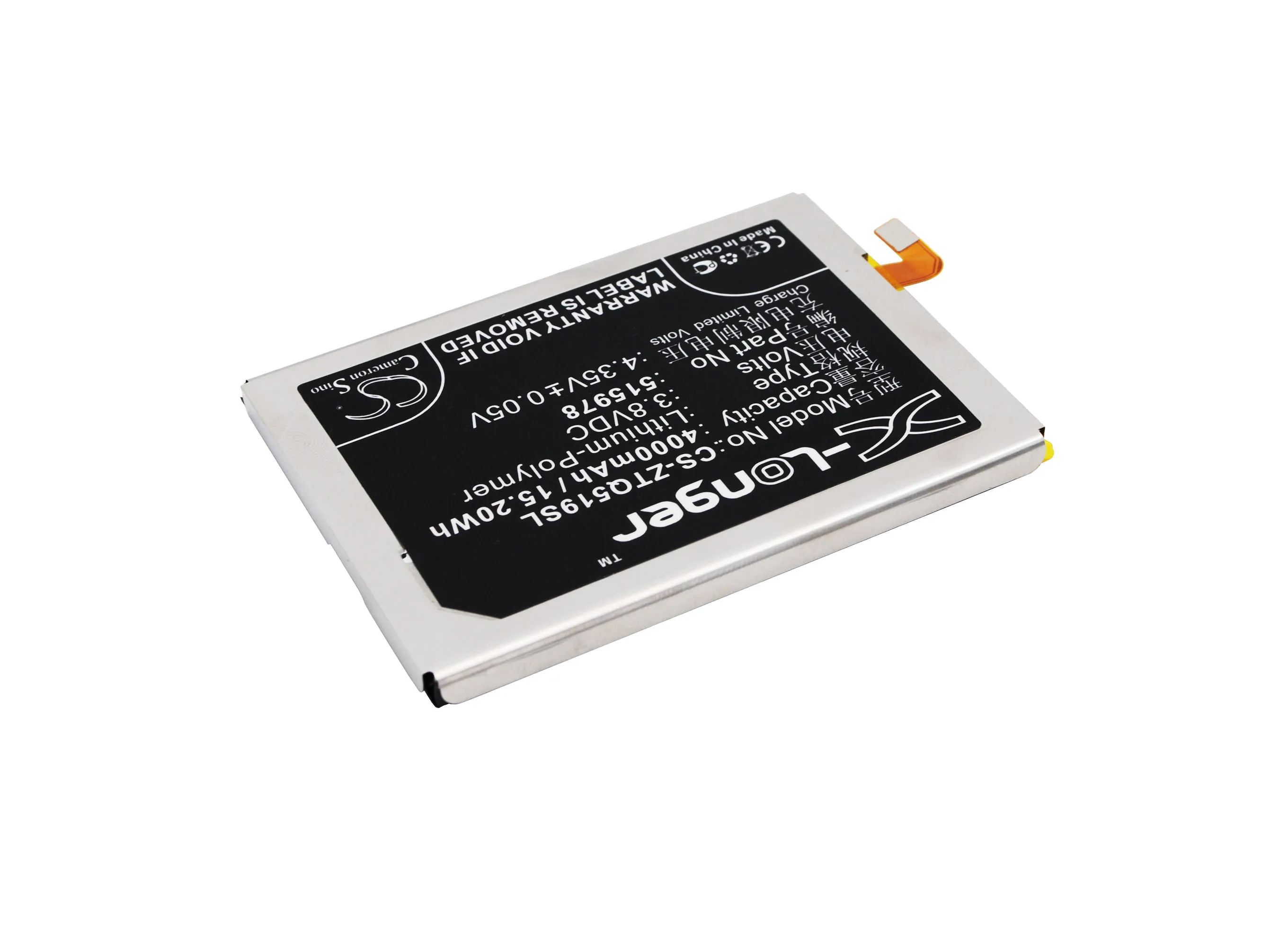 Аккумулятор Cameron Sino 4000 мАч модель 515978 для ZTE Blade A452 D2 X3 E169 Φ Q519 Q519C Q519E Q519T|cameron sino|4000mah