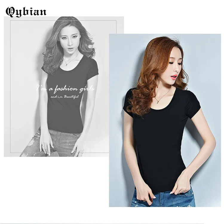 2017 новые летние женские футболки с коротким рукавом майки Мода для женщин