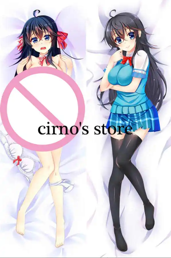 

netoge no yome wa onna no ko janai to omotta anime Characters sexy girl tamaki ako & segawa akane body pillow cover Dakimakura