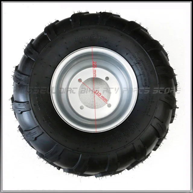 Шина и обод 18x9 50 8 для ATV багги четырехъядерная газонокосилка садовый трактор 150cc