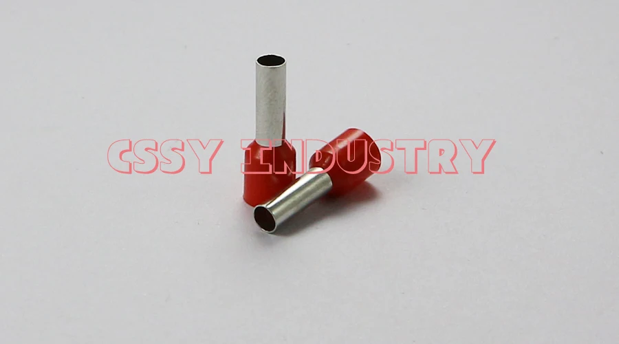 

2017 freeshipping 100pcs/lot E10-18 Bootlace cooper Ferrules kit Wire Crimp Connector Insulated Cord Pin End Terminal 8 color