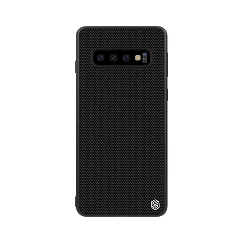 Чехол NILLKIN для samsung Galaxy S10/S10 Plus, Жесткий ПК+ мягкий чехол из ТПУ с нейлоновой текстурой, чехол для Galaxy S10Plus - Цвет: Black
