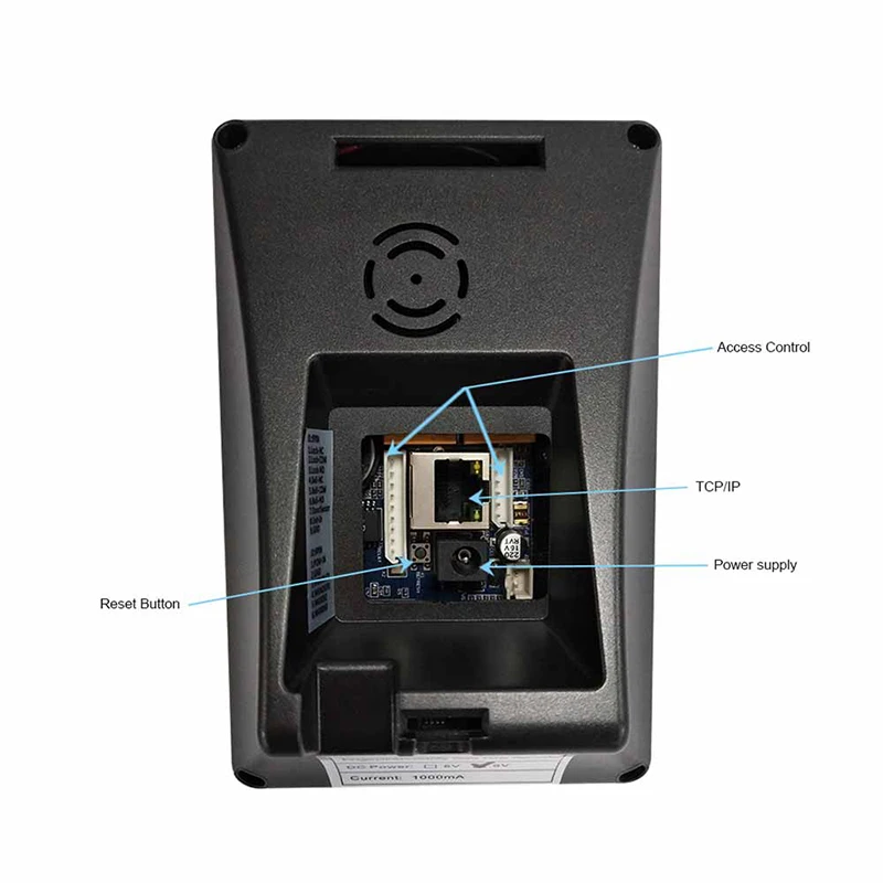 Eseye TCPIP/USB устройство считывания лиц система времени посещаемости часы для лица