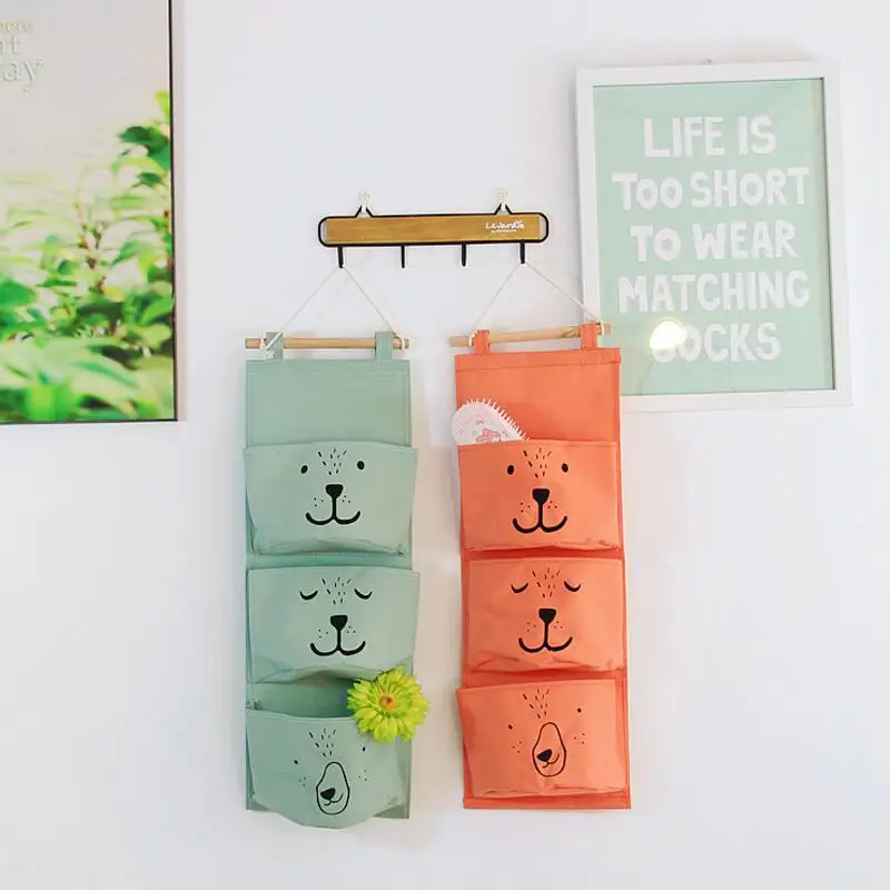 Новая мультяшная подвесная сумка для выражений тканевый хлопковый Карманный