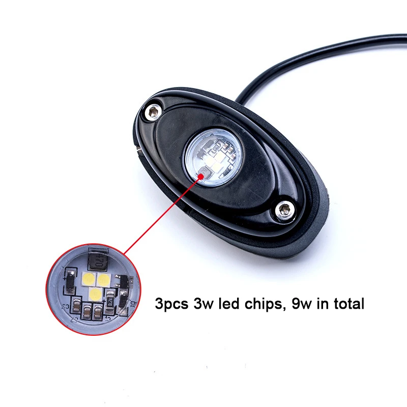 2 шт. 9 Вт белый светодиодный светильник атмосферная лампа декоративный прожектор