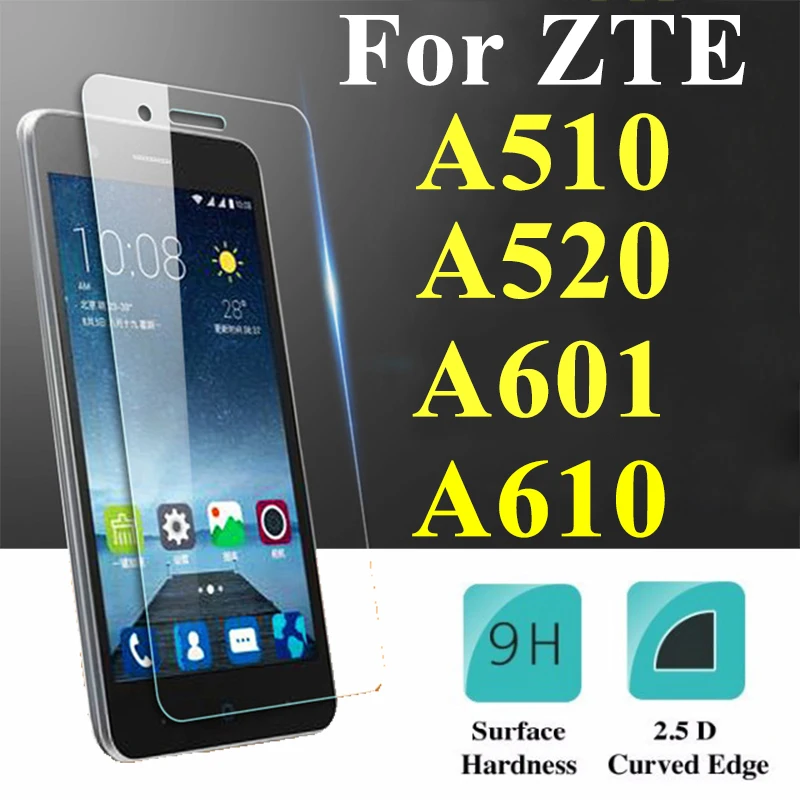 Защитное стекло для zte blade a510 a520 a601 a610 закаленное стекло a 510 520 601 610 Защитная пленка для экрана бронированный чехол