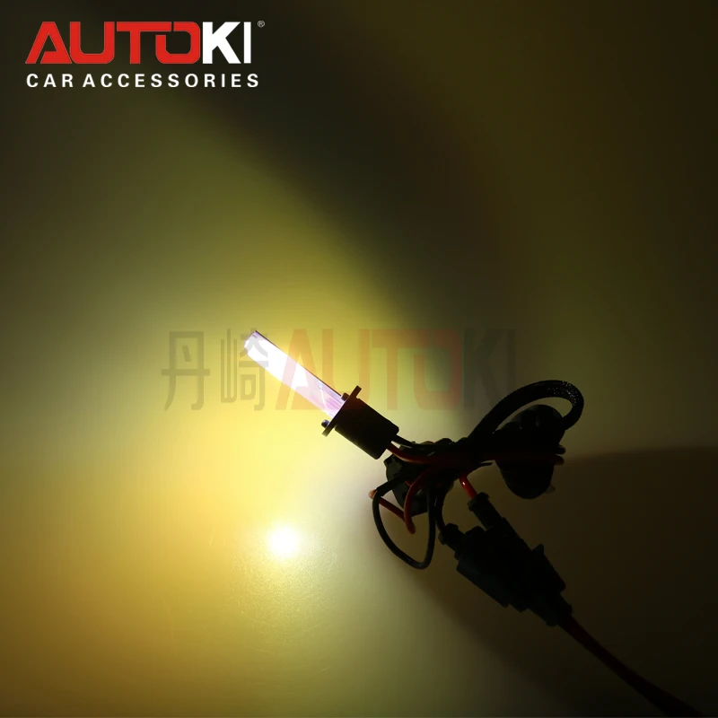 Autoki 35 Вт 12 В HID ксеноновая лампа H1 для биксеноновых линз проектора 3000K 4300K 6000K 8000K