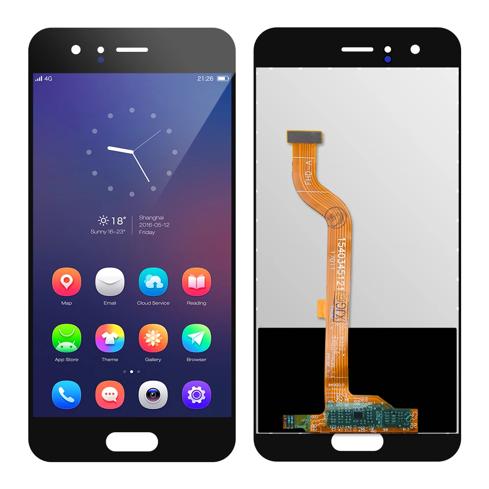 Для Huawei Honor 9 ЖК экран STF L09 AL10 дисплей кодирующий преобразователь сенсорного