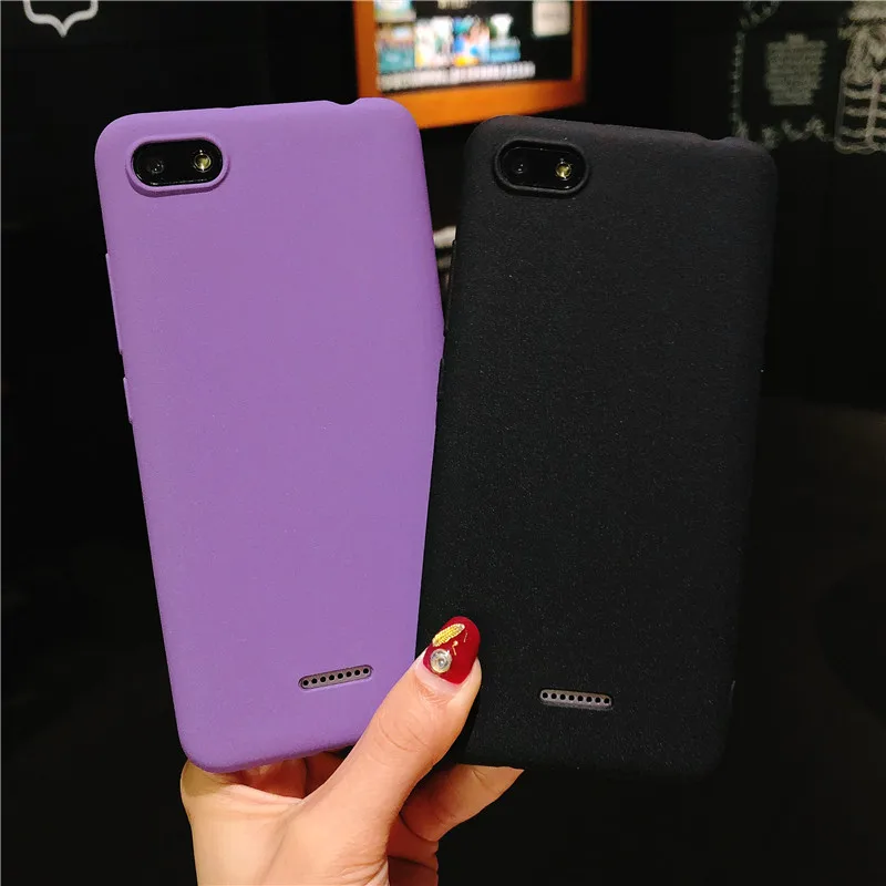 Матовый песок Текстура Пластиковый чехол для телефона XiaoMi RedMi 6A жесткий матовый PC