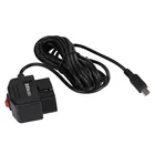Выход 5 В, 3 А, мини USB-порты, автомобильный адаптер OBD для сигарет, блок питания с кабелем 3,5 метра, линия переключения для зарядки DVR