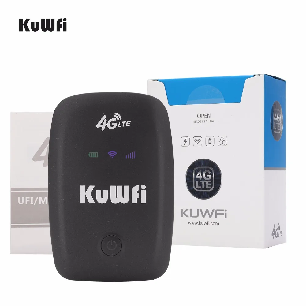 KuWFi разблокированный 3g 4G Wi Fi роутер Точка доступа мобильный Портативный карман
