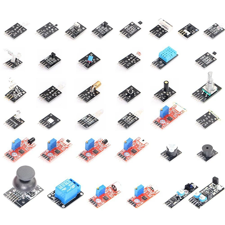 37 в 1 набор датчиков для DIY стартовый сенсоров Для MEGA 2560 UNO R3 Raspberry Pi обучающий