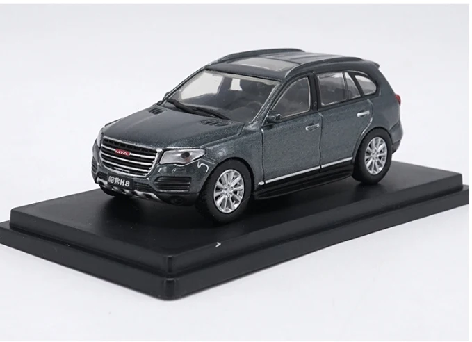 Завод 1: 64 H8 H2 HAVAL бутик сплава автомобиля игрушки для детей Детские игрушки модель подарок оригинальная коробка - Цвет: H8 gray