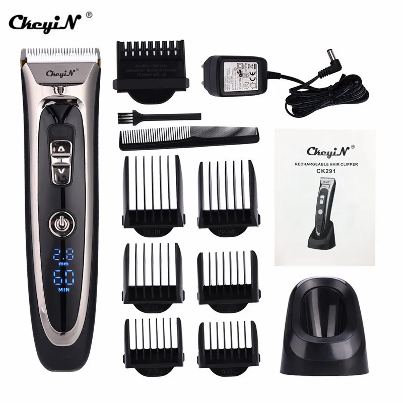 Rechargeable Hair Clipper Professional Electric Men's Trimmer Cutting Machine To Haircut Beard Waterproof 47|professional hair clipper|haircutting