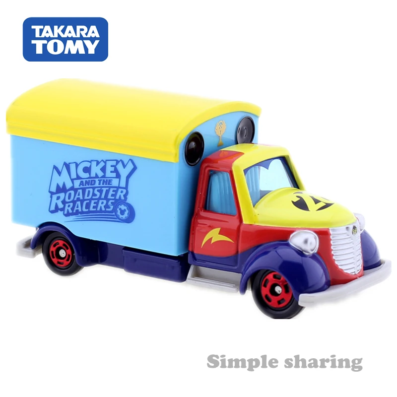 Takara TOMY Tomica Disney Motor Goody переносить Микки Маус и роуд гоночные автомобили игрушка