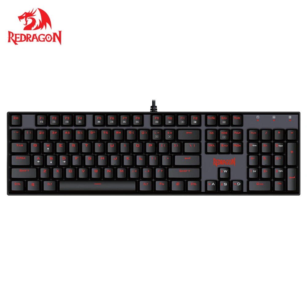 Игровая механическая клавиатура Redragon K551 VARA 104 клавиши светодиодный с подсветкой