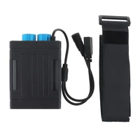 trustfire ip67 8 4v waterproof battery holder case box with usb interface support 6 x 18650 battery for bicycle led light