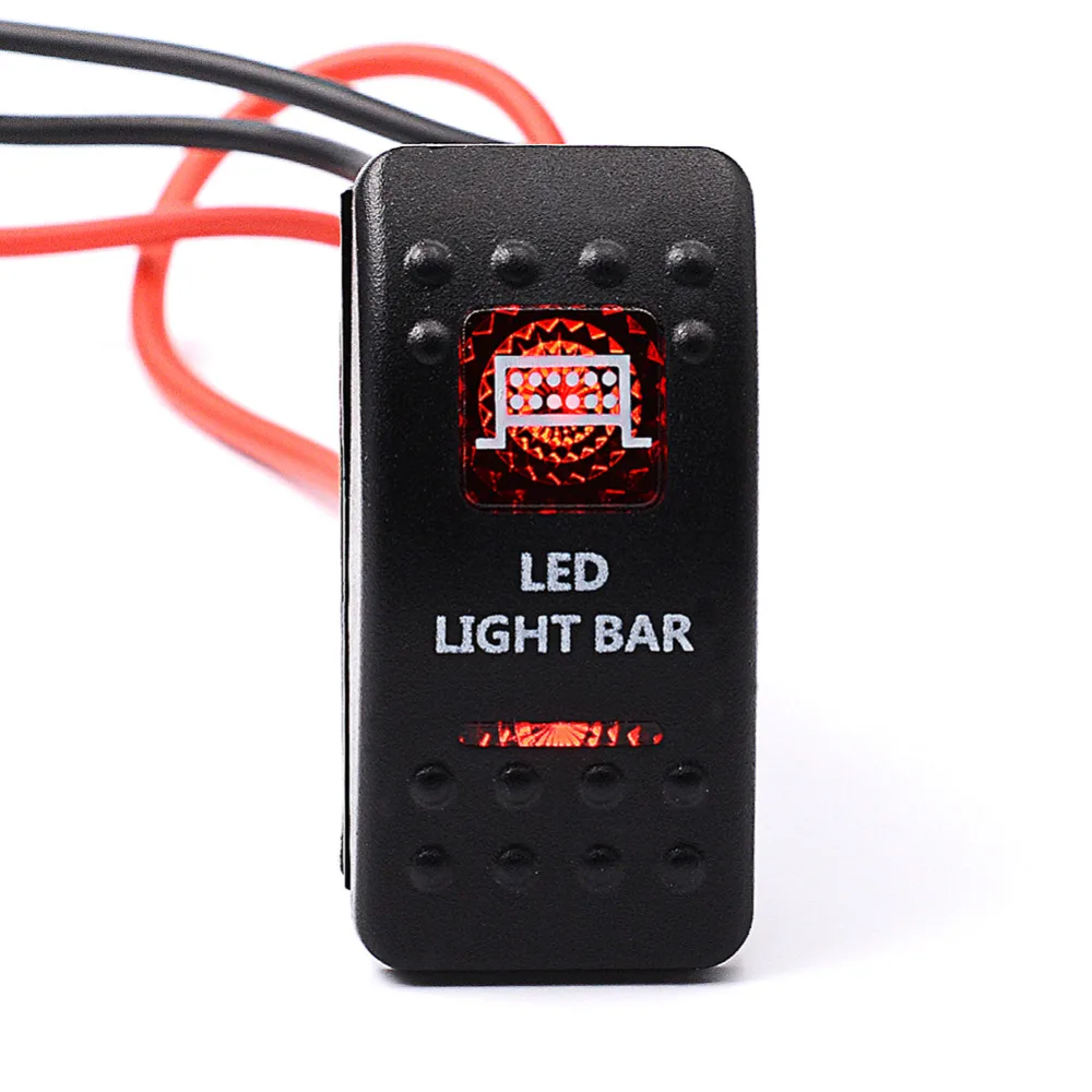 12V 24A бар генератора сигналов произвольной формы 5P пуш ап Кулисный Переключатель