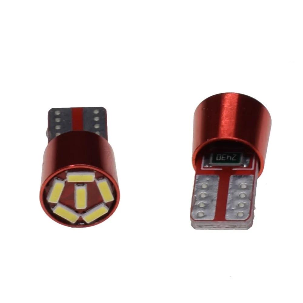 10 шт. Горячая продажа T10 светодиодный 168 194 501 W5W 6 4014 SMD автомобиль авто DC 12 В ампулы