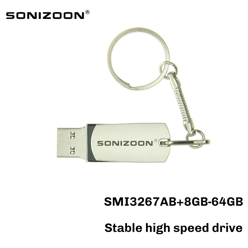 SONIZOON XEZUSB3.0005 вращающийся флеш-накопитель USB флэш-накопитель SMI3267AB/AEscheme 8 ГБ 16 ГБ 32 ГБ 64 Гб стабильная высокая скорость memoriaastick