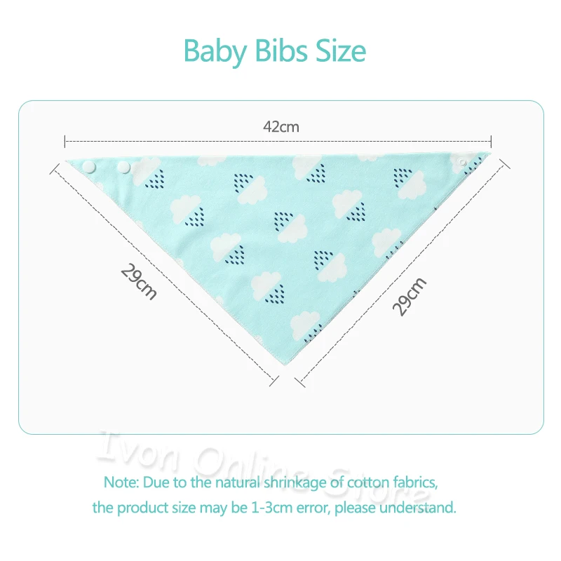 New High quality double layers cotton baby bibs Burp Cloths Lovely Cartoon Character Animal bandana dribble | Мать и ребенок