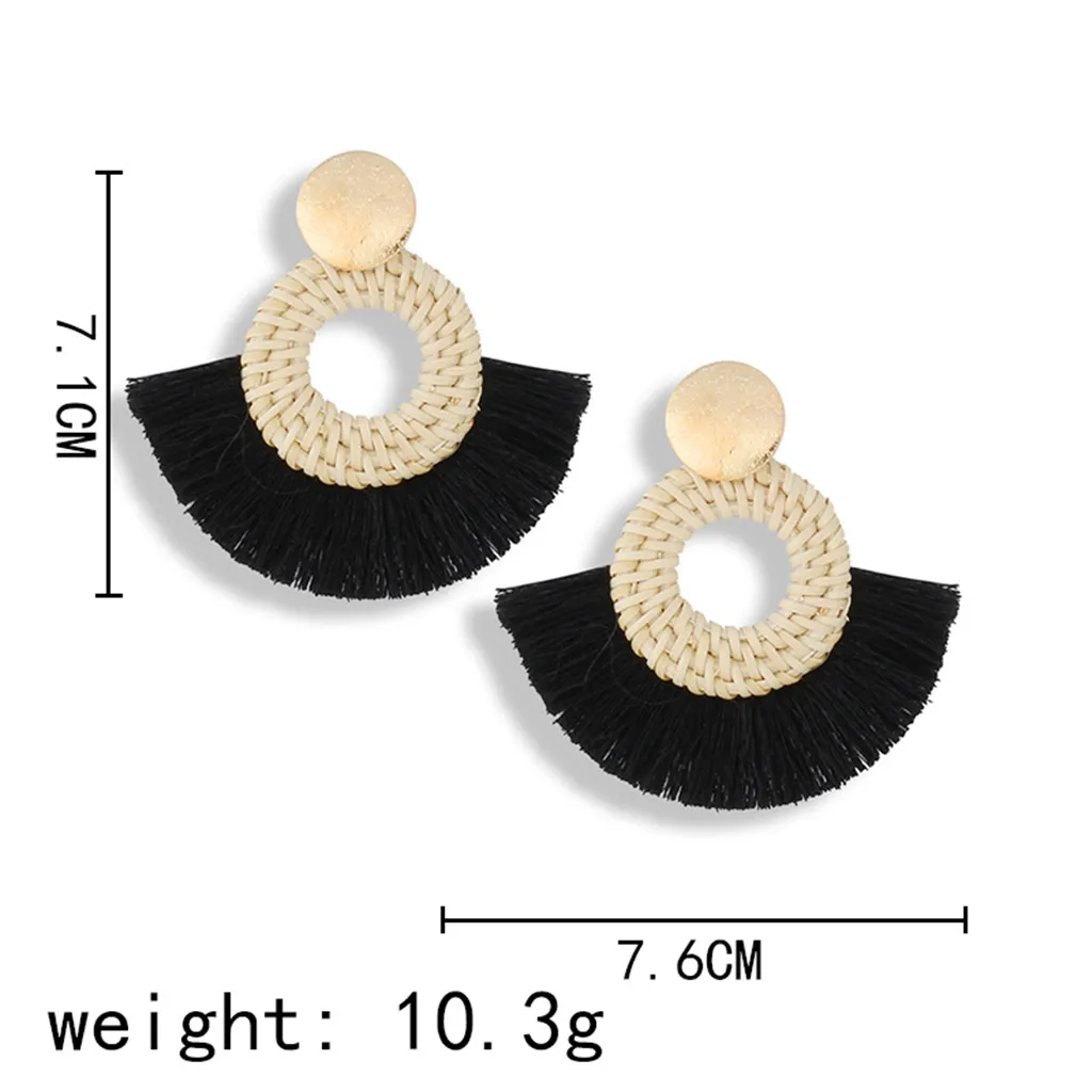 Diomedes Bohemian Statement Hot Sale Tassel Simple Light Cute New Girl&amplady Dangle Irregular Modern Jewelry Y606 | Украшения и