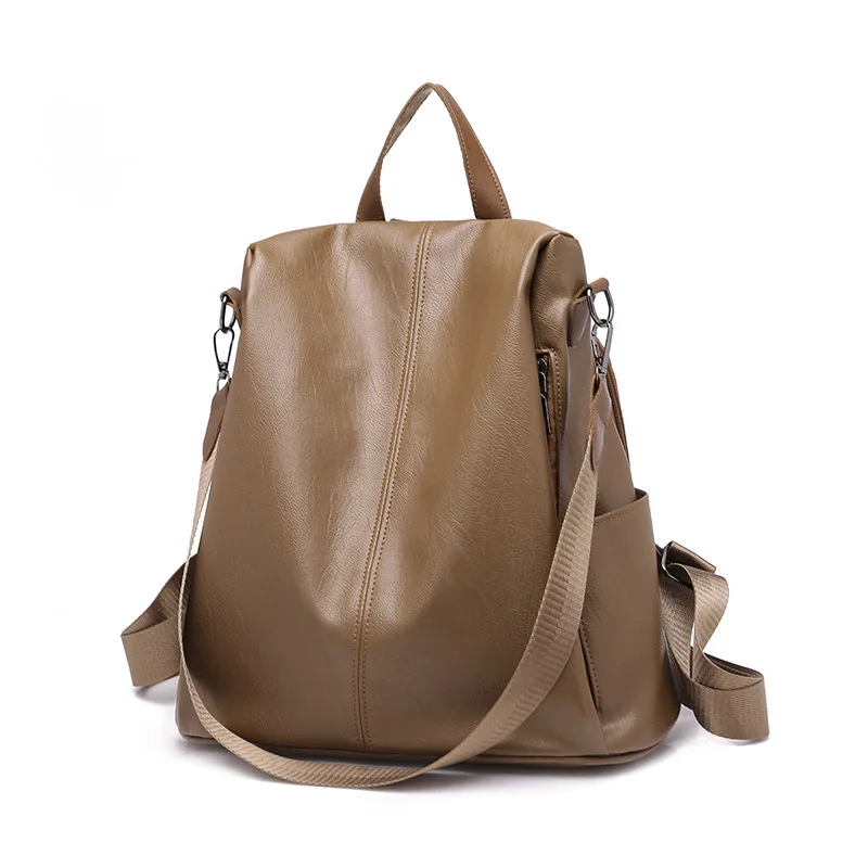 2019 Women Backpack PU Leather Daypack Fashion Backpacks Female Mochila Feminine Casual Large Capacity School Shoulder Bags | Багаж и