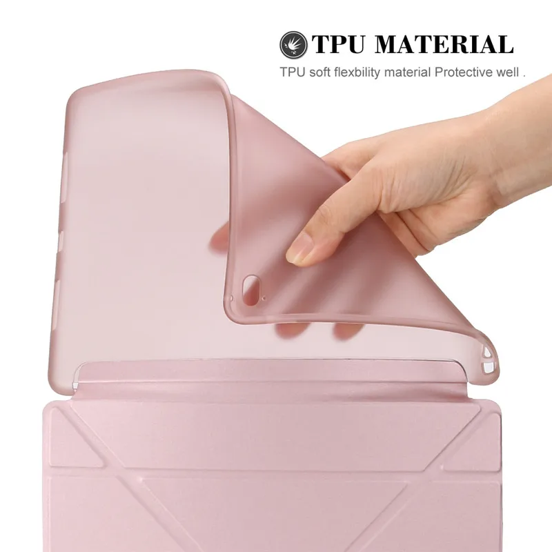 Для iPad Pro 9 7 случай ТПУ мягкой несколько раз Магнитная Smart Cover для Mini дюймов случае