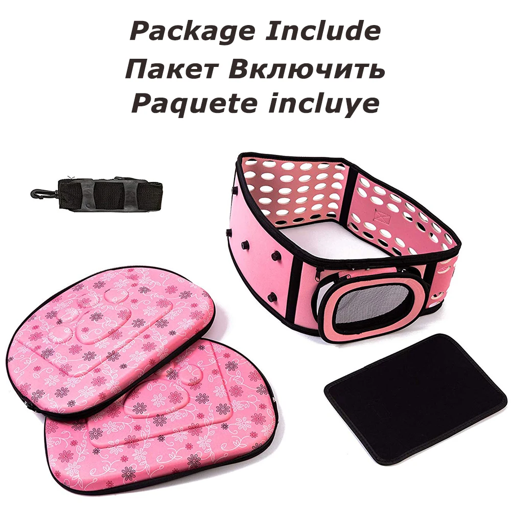 Складная сумка переноска для домашних животных складная клетка малых и средних