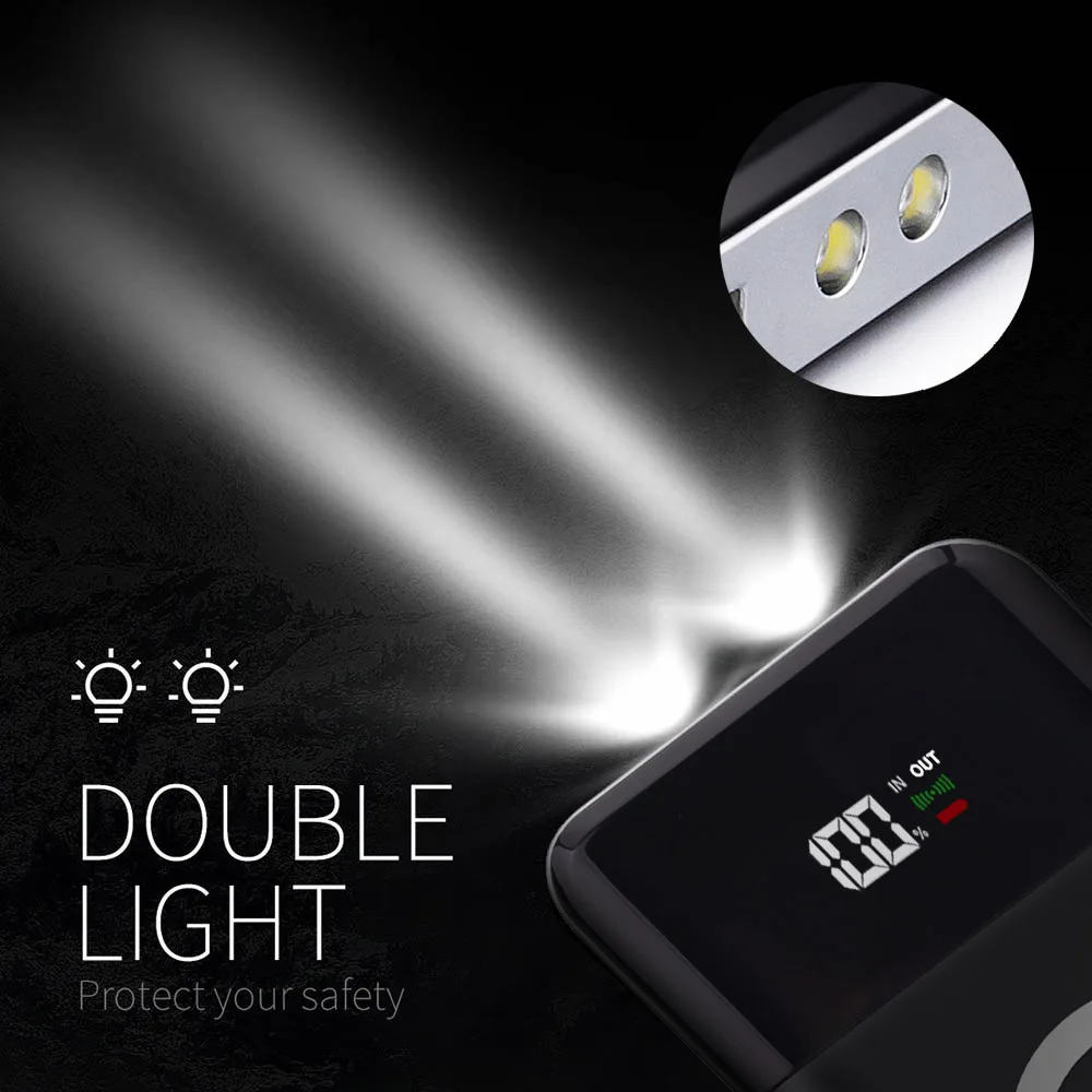 DCAE Power Bank Dual USB 10000 мАч Беспроводное зарядное устройство для iPhone XS Max XR X 8 Samsung Xiaomi
