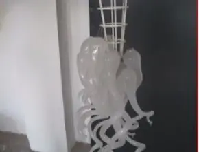 Разноцветная Хрустальная ручная выдувная стеклянная декоративная светодиодная