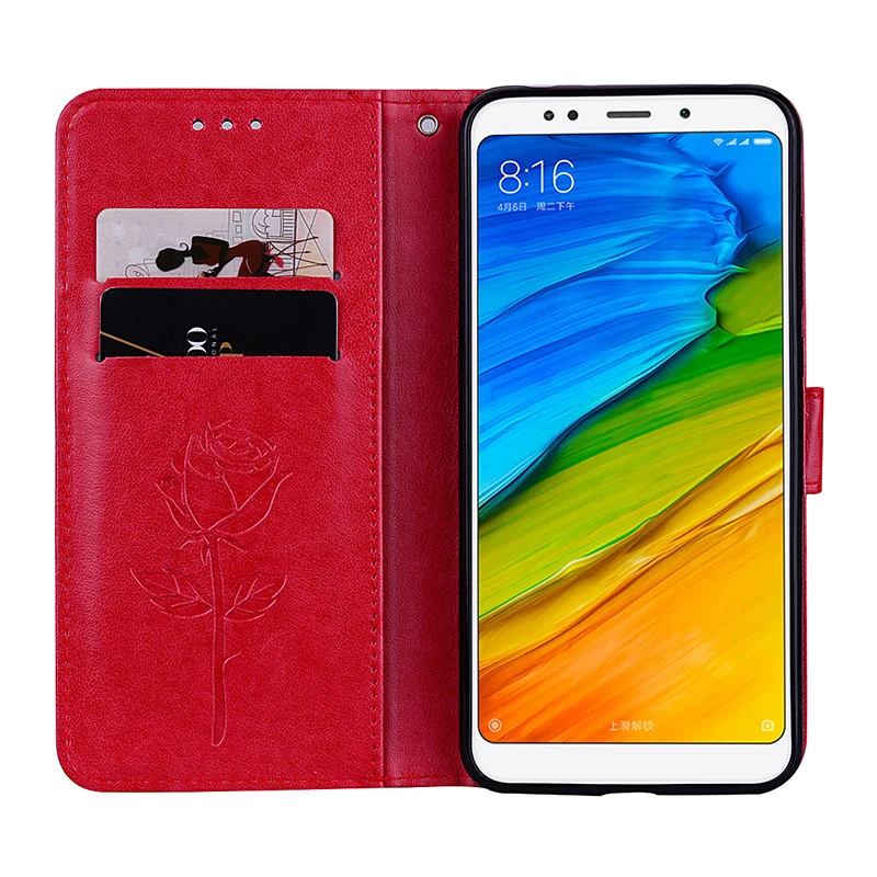 Роскошные Чехлы из искусственной кожи с откидной крышкой и бумажником для Xiaomi Redmi
