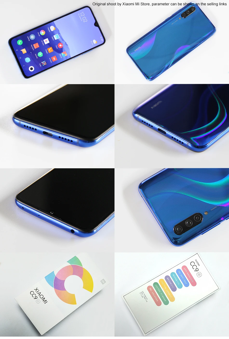 Xiaomi Mi, CC9e, 6 ГБ ОЗУ, 64 Гб ПЗУ, мобильный телефон, CC 9E, Snapdragon 665, четыре ядра, 6,088 дюймов, полный экран, 48 Мп+ 32 МП камера, 4030 мАч